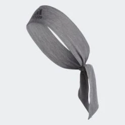 Adidas Alphaskin Plus Tie Headband - Heather Grey