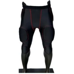 PT Hockey American Football Compression 7-Pocket Girdle Black/red - Senior