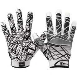 Cutters S150 Game Day Receiver Glove - Youth - White