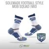 Solemade Football Style Socks, "Mob Squad" , Mid Cut -Easton Speichern football style socks mob squad mid cut