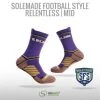 Solemade Football Style Socks, "Relentless" , Mid Cut -Easton Speichern football style socks relentless mid cut