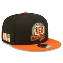 NewEra NFL 22 Salute To Service 9FIFTY Snapback Cap - Cincinnati Bengals