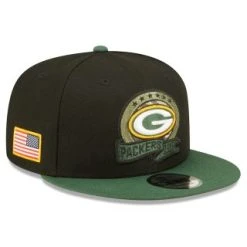 NewEra NFL 22 Salute To Service 9FIFTY Snapback Cap - Green Bay Packers