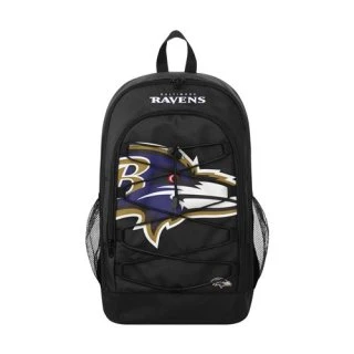 NFL Big Logo Bungee Backpack - Baltimore Ravens 3 NFL Big Logo Bungee Backpack - Baltimore Ravens