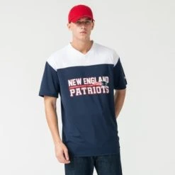 NewEra NFL Stacked WDMK OS Tee - NewEngland Patriots