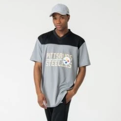 NewEra NFL Stacked WDMK OS Tee - Pittsburgh Steelers