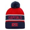 NHL Authentic Pro Game & Train Cuffed Pom Knit - Washington Capitals -Easton Speichern nhl authentic pro game train cuffed pom knit washington capitals
