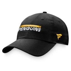 NHL Authentic Pro Game & Train Unstr. Adjustable Cap - Pittsburgh Penguins