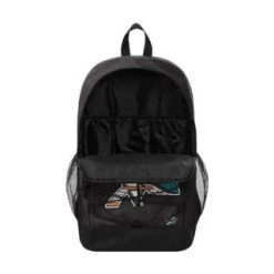 NHL Big Logo Bungee Backpack - San Jose Sharks