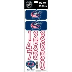 NHL On-Ice Decal - Columbus Blue Jackets (navy Helmet)