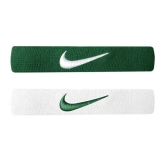 Nike Home & Away Dri-Fit Bands - Green/White 3 Nike Home & Away Dri-Fit Bands - Green/White