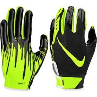 Nike Vapor Jet 5.0 Youth Glove, Black/Volt 3 Nike Vapor Jet 5.0 Youth Glove, Black/Volt