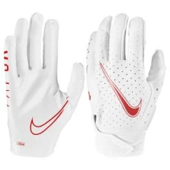 Nike Vapor Jet 6.0 Glove, White/Red