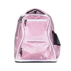 Rebel Athletic Pink Leopard Rebel Dream Bag With White Zipper