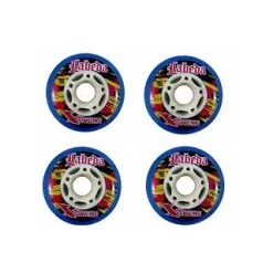 Rollen Labeda Extreme Soft 4er-Set Blau-weiß