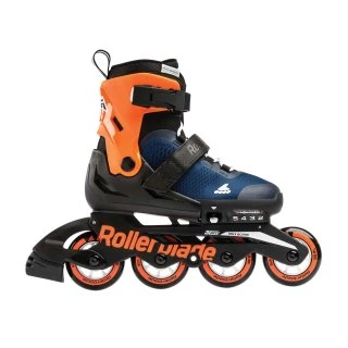 Rollerblade Inliner Microblade Mitternacht , KIDS - Größenverstallbar - Blau/orange 3 Rollerblade Inliner Microblade Mitternacht , KIDS - Größenverstallbar - Blau/orange