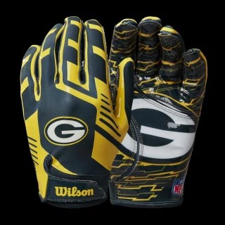 Wilson NFL Stretch Fit Glove YOUTH - Green Bay Packers 3 Wilson NFL Stretch Fit Glove YOUTH - Green Bay Packers