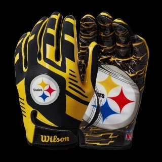 Wilson NFL Stretch Fit Glove YOUTH - Pittsburgh Steelers 3 Wilson NFL Stretch Fit Glove YOUTH - Pittsburgh Steelers