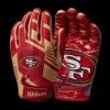 Wilson NFL Stretch Fit Glove YOUTH - San Francisco 49ers -Easton Speichern wilson nfl stretch fit glove youth san francisco 49ers