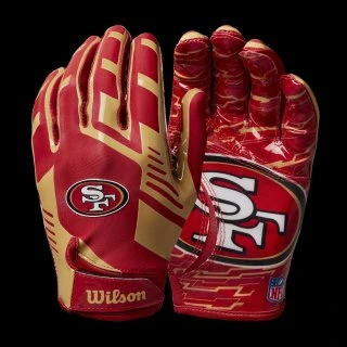 Wilson NFL Stretch Fit Glove YOUTH - San Francisco 49ers 3 Wilson NFL Stretch Fit Glove YOUTH - San Francisco 49ers